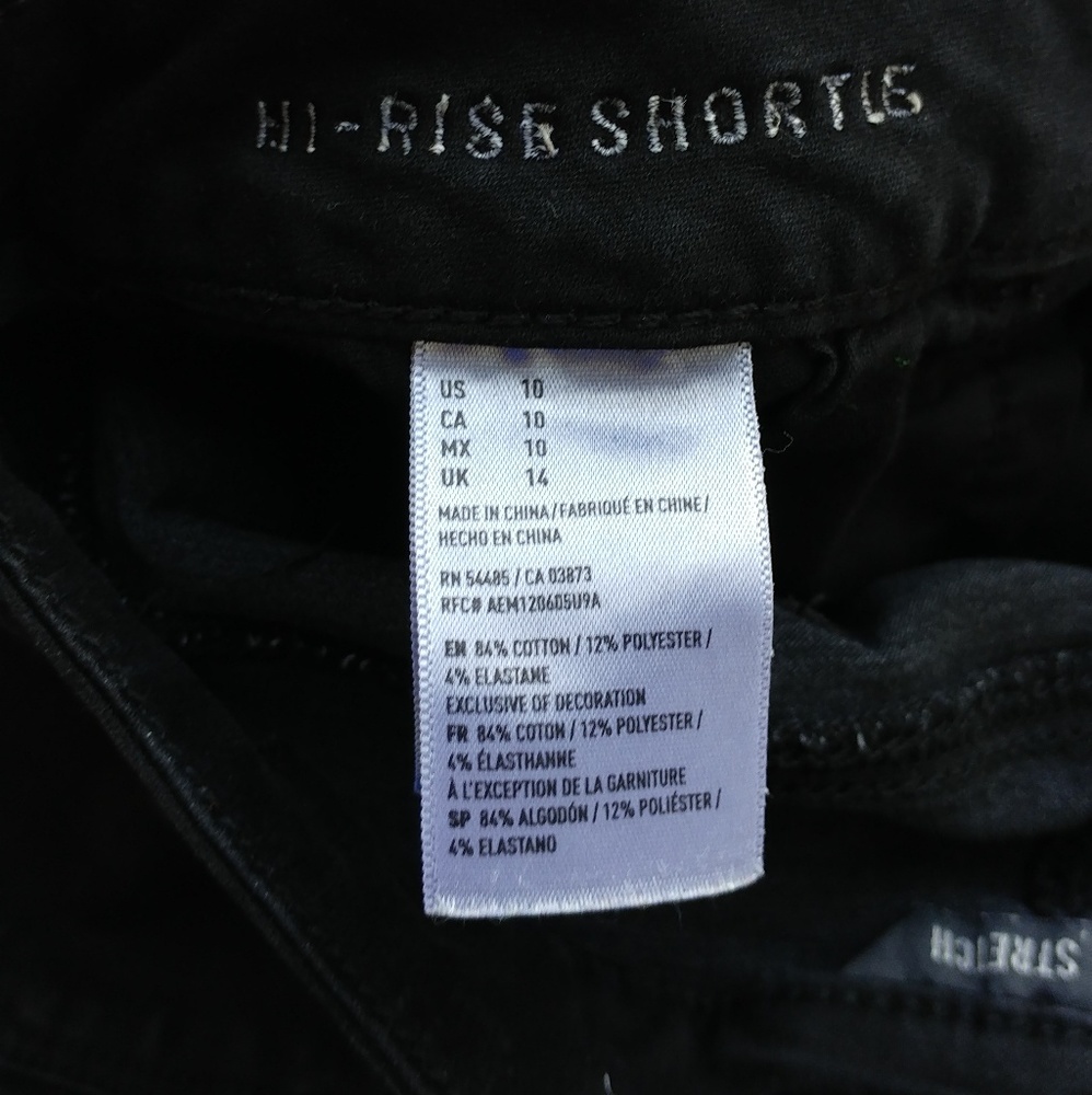 Black American Eagle Super Stretch Shorts - Picture 3 of 3
